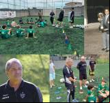 Estrelinha Escola de Futebol de Itamarandiba recebe a visita de Eugênio Salomão da divisão de base do Atlético Mineiro