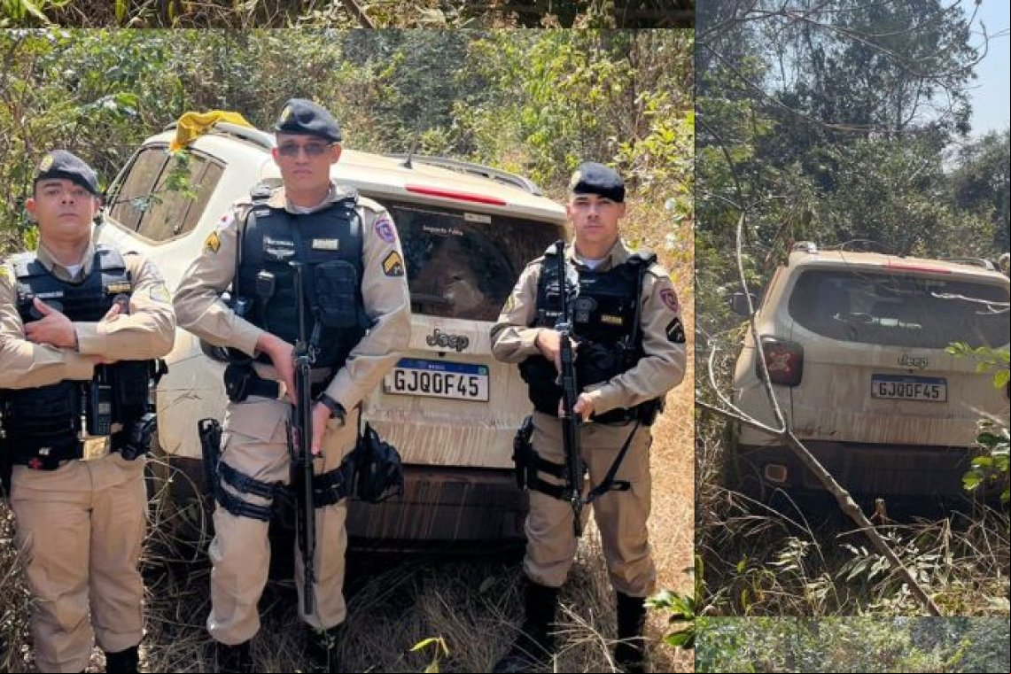 Polícia Militar recupera veículo roubado em Itamarandiba