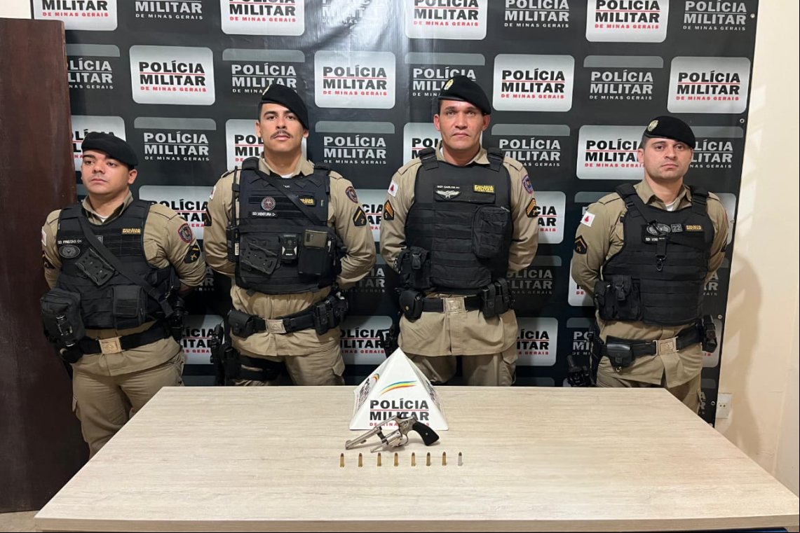 Polícia Militar realiza operação no distrito de Contrato e apreende arma de fogo após denúncia de perturbação do sossego