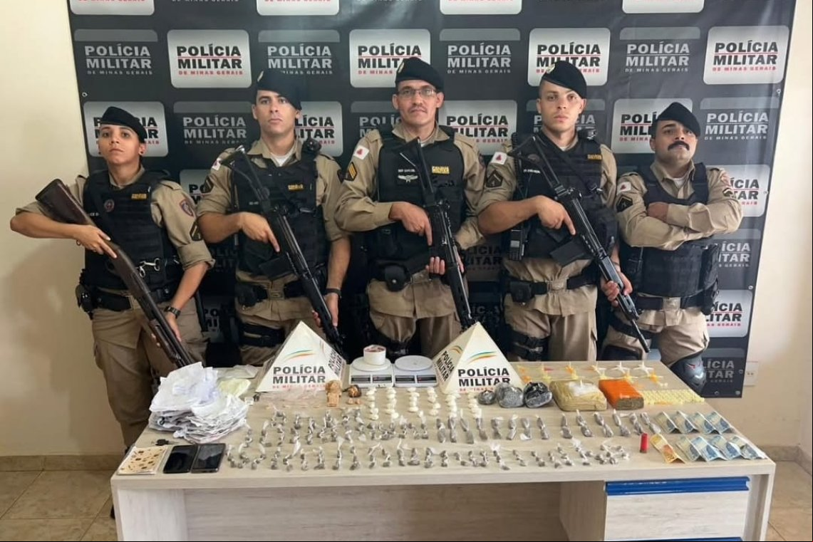 Polícia Militar de Itamarandiba realiza operação e apreende grande quantidade de drogas na comunidade de Gangorra