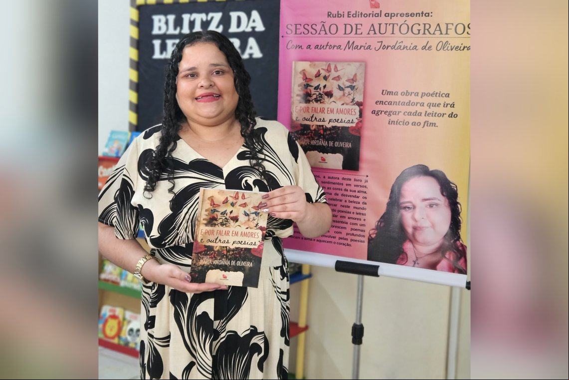Biblioteca Dr. Karl Ludwig Mikulits foi palco do lançamento do livro da escritora itamarandibana:Maria Jordânia de Oliveira.